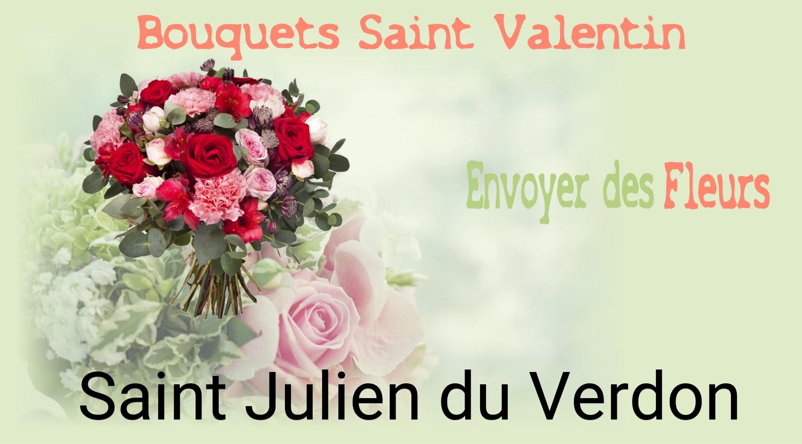 Roses de Saint-Valentin livrées à Saint-Julien-du-Verdon